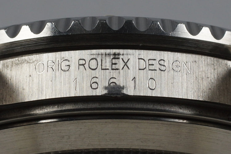 1989 Rolex Submariner 16610