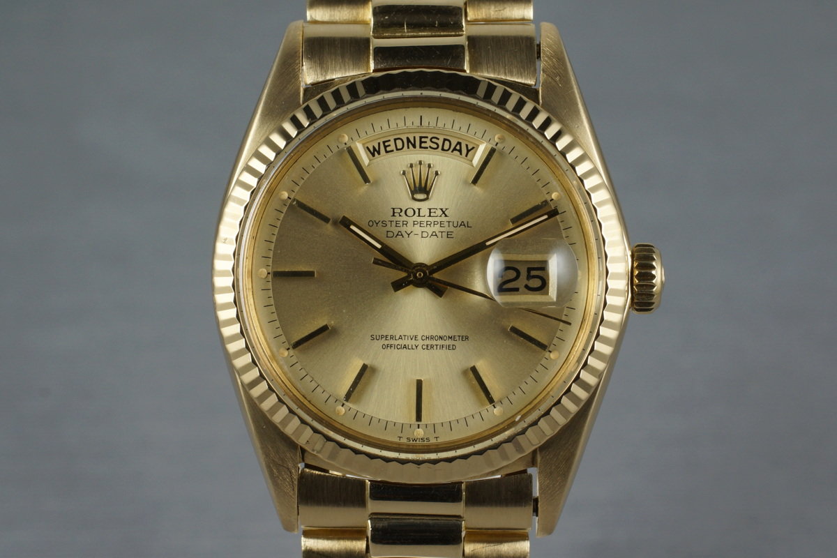 HQ Milton 1964 Rolex YG Day Date 1803 Inventory 4751 For Sale