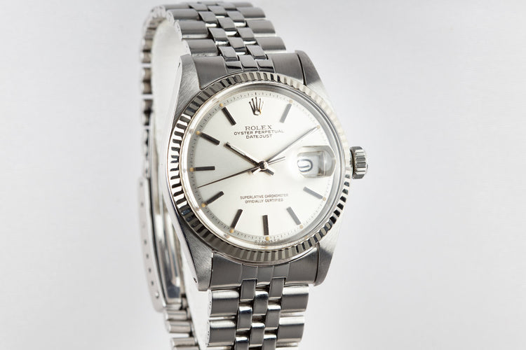 Rolex DateJust 1601 Silver Sigma Dial