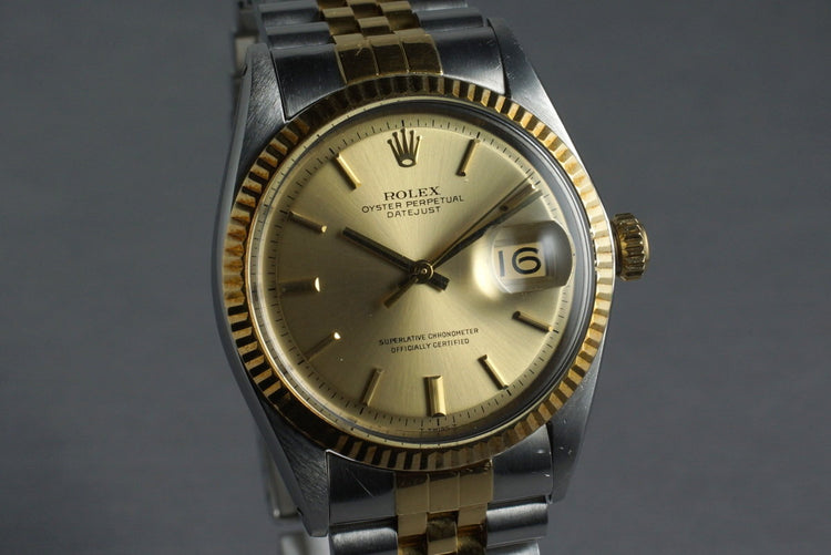 1969 Rolex Two Tone Datejust 1601