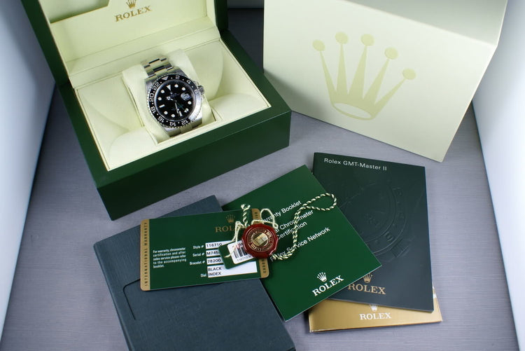 Rolex Ceramic GMT 116710 Box and Papers