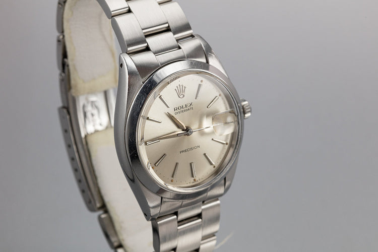 1968 Rolex Oyster Perpetual 1002 Silver Dial