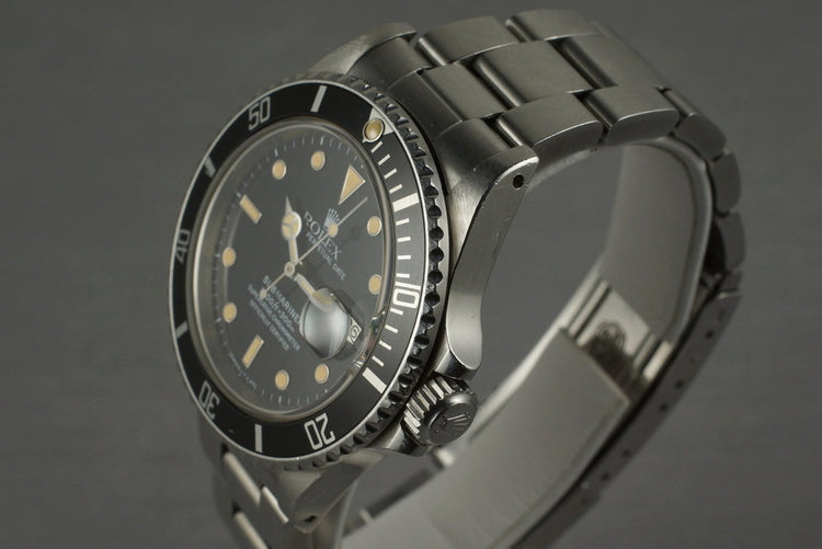 1987 Rolex Submariner 168000