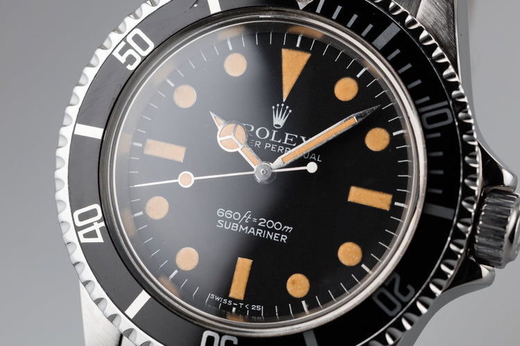 1979 Rolex Submariner 5513 with MK I Maxi Dial