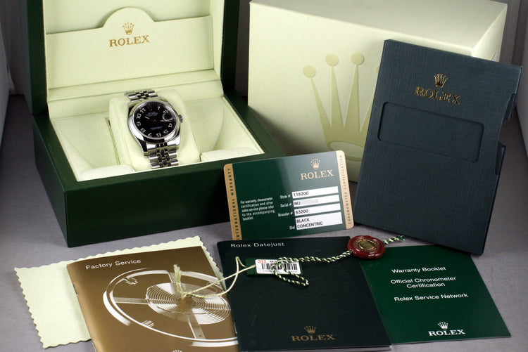 2007 Rolex Datejust 116200 with Box and Papers