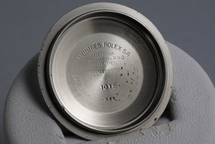1966 Rolex Explorer 1 1016 Glossy Gilt Dial