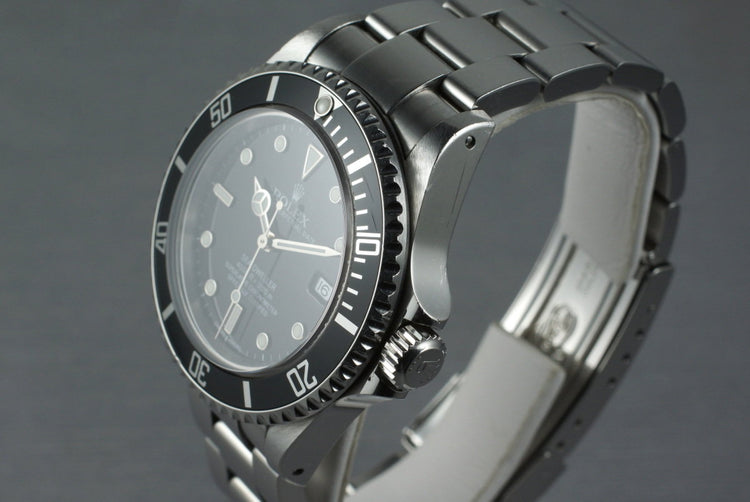 2001 Rolex Sea Dweller 16600