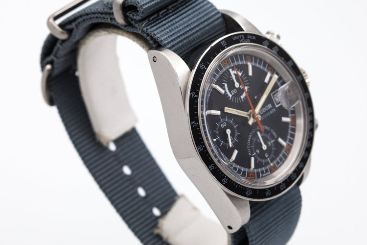 1980 Tudor Chronograph Big Block 94200 3 Register Monte Carlo