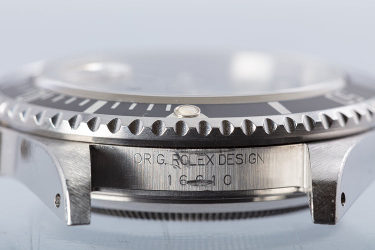 1996 Unpolished Rolex Submariner 16610