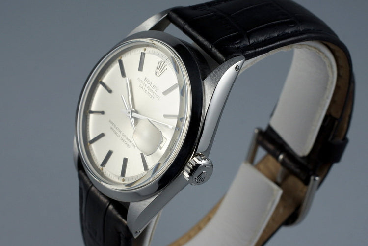 1969 Rolex DateJust 1600 Silver Dial