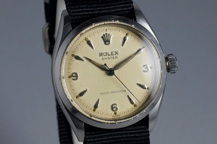 1955 Rolex Oyster 6480 Cream Waffle Dial