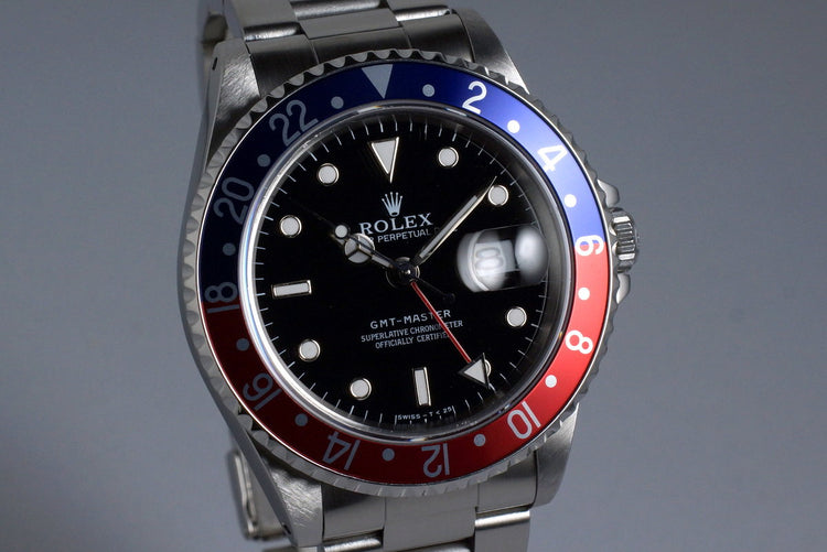 1996 Rolex GMT 16700 with Box and Papers