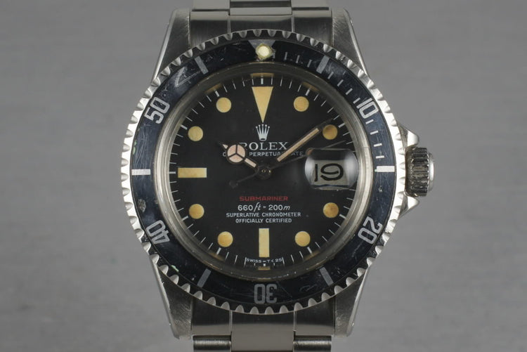 1972 Rolex Red Submariner 1680 Mark V