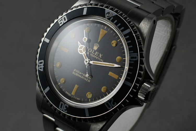 1966 Rolex Submariner 5513 with Glossy Gilt Dial and RSC Papers
