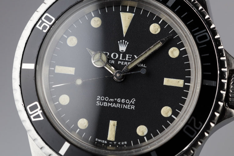 1967 Rolex Submariner 5513 with Meters First Dial