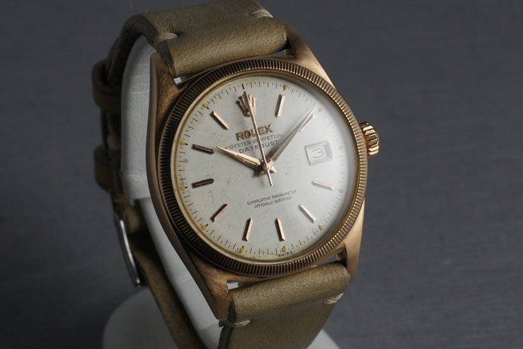 1954 Rolex 18K Rose Gold Datejust 6305