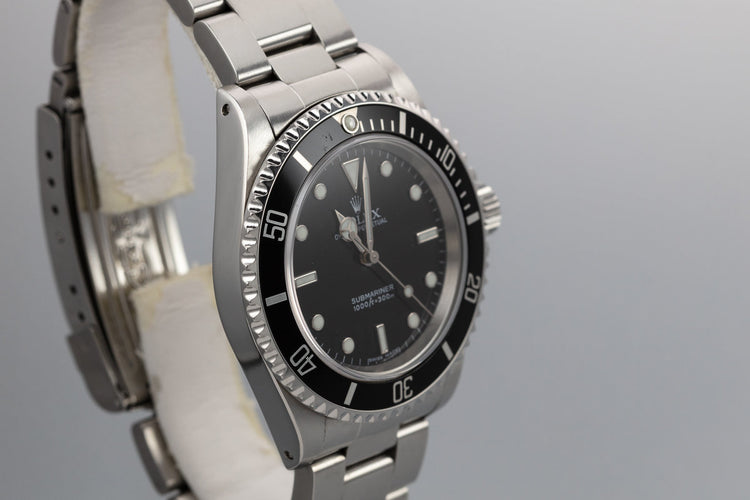 2003 Rolex Submariner 14060M with Box and Papers