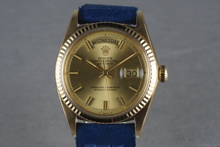 1970 Rolex Vintage 18K YG President 1803 “Fat Boy”