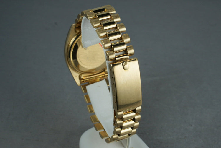 1972 Rolex Vintage 18K YG President 1803