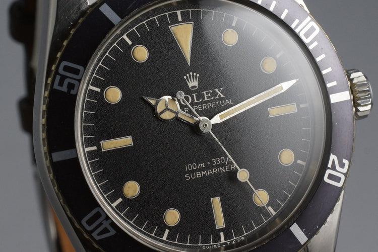 1957 Rolex Submariner 6536-1 Service Dial