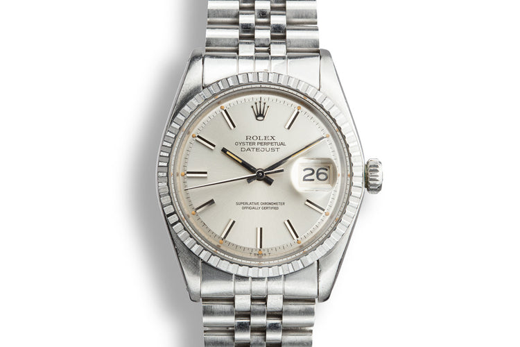 1971 Rolex DateJust 1603 Silver Dial with Papers