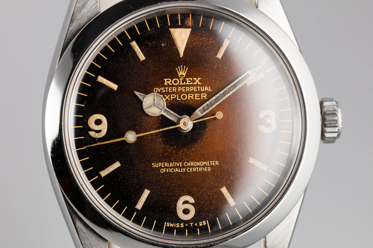 1965 Rolex Explorer 1016 with Tropical Gilt Dial