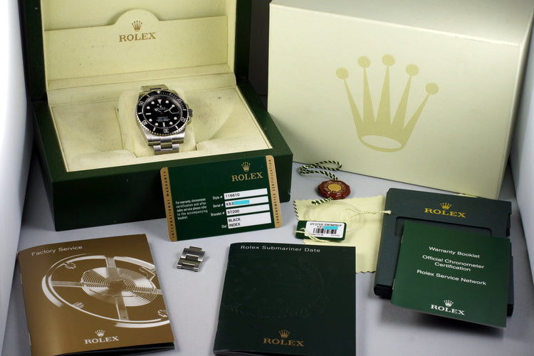 2011 Rolex Ceramic Submariner 116610 with Box and Papers