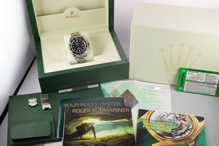 2006 Rolex Sea-Dweller 16600 T with Box and Papers
