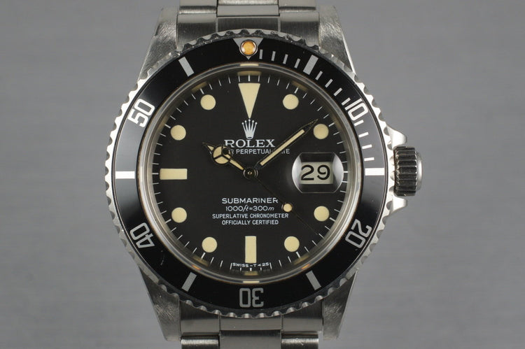 1981 Rolex Submariner 16800