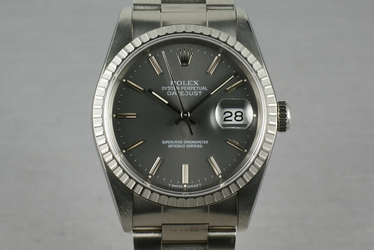 Rolex Stainless Steel Datejust Ref: 16220