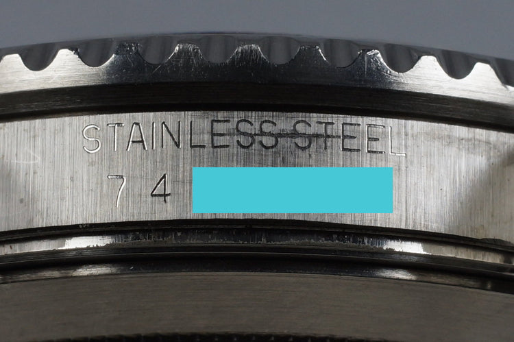 1981 Rolex Submariner 16800 Tritium Service Dial