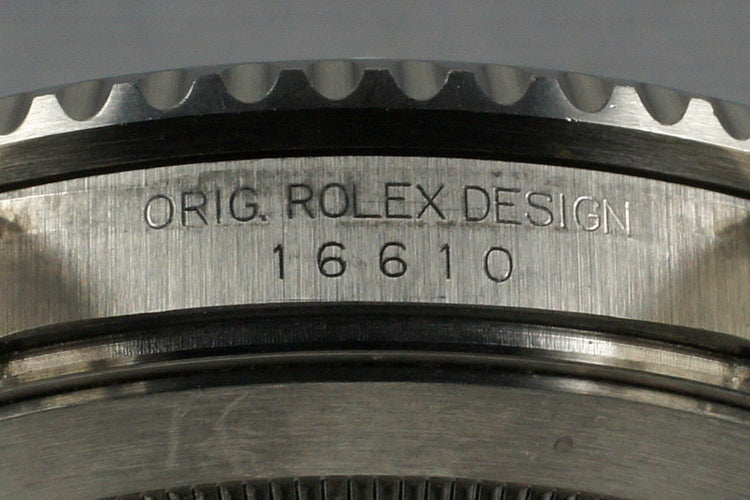 2002 Rolex Submariner 16610 with Box and Papers
