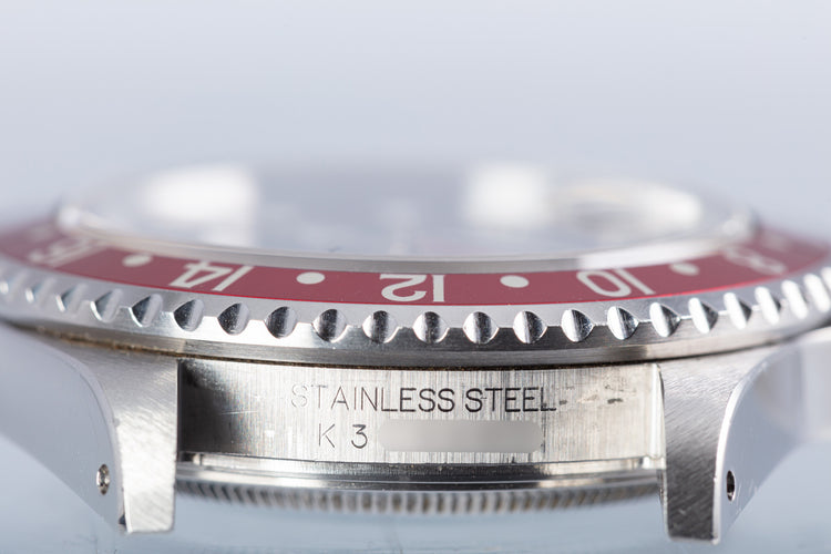 2000 Rolex GMT Master II 16710 "Coke" with Caseback Sticker