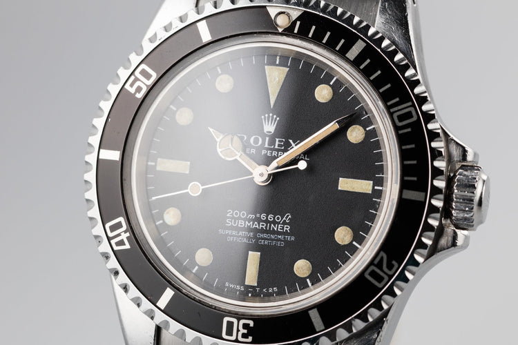 1967 Rolex Submariner 5512 with Meters First Dial