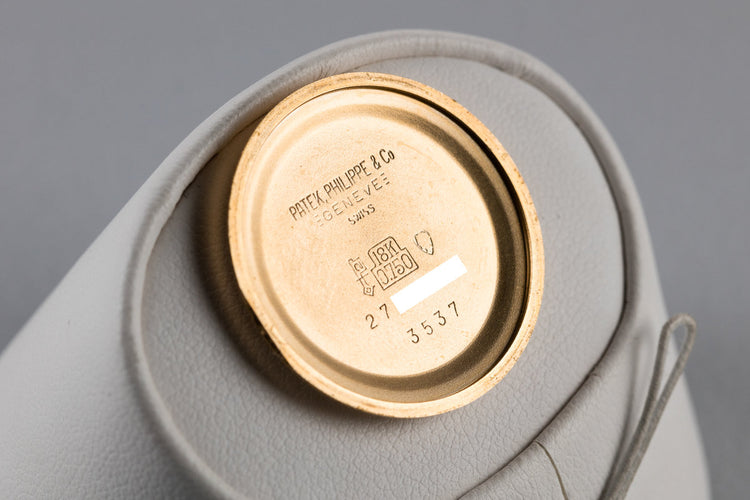 1972 18K YG Patek Philippe Calatrava 3537 with Extract from the Archives Papers