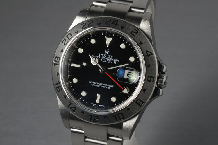 2005 Rolex Explorer II 16570 with Box and Papers