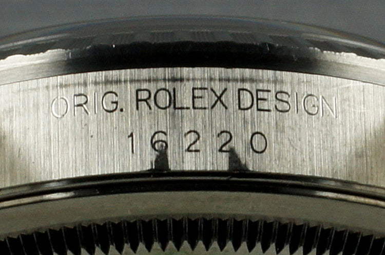 2003 Rolex DateJust 16220 Black Dial