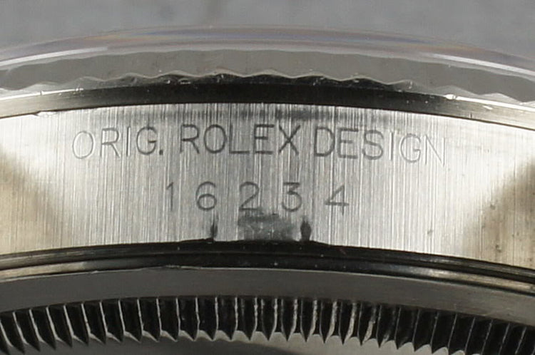 Rolex Datejust 16234 with jubilee dial