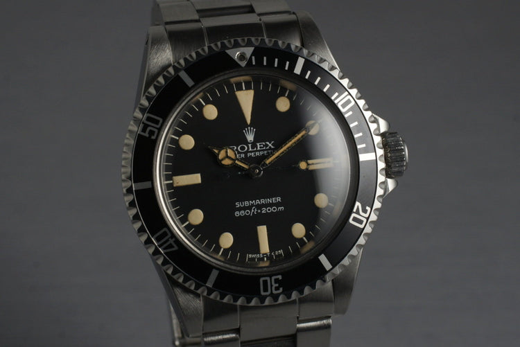 1979 Rolex Submariner 5513 Mark II Maxi Dial