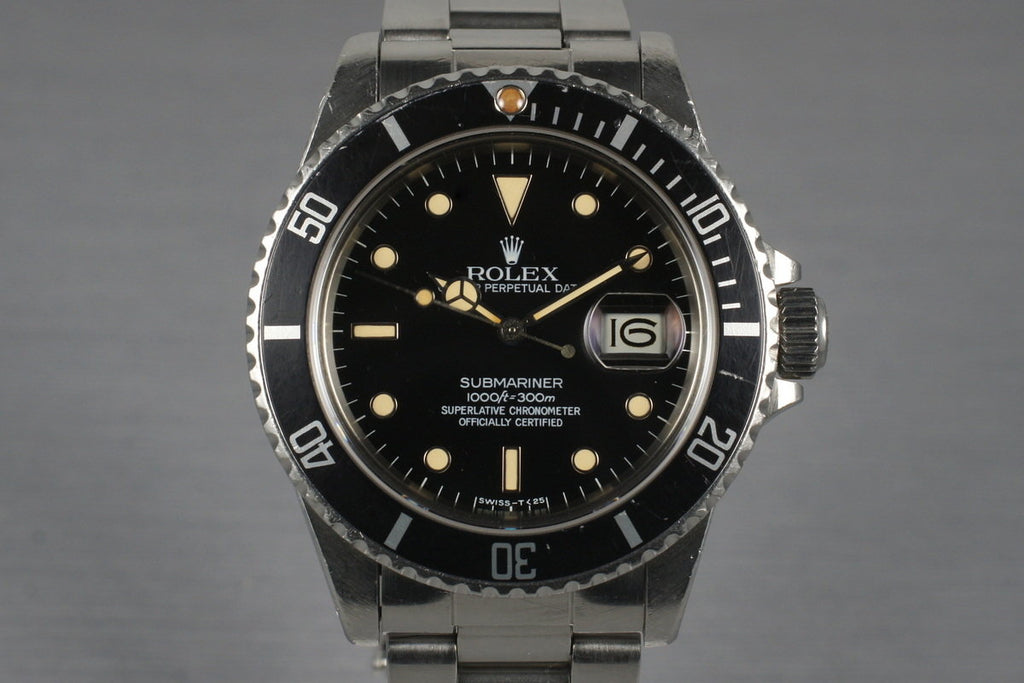 1984 Rolex Submariner 16800 with Box and Papers