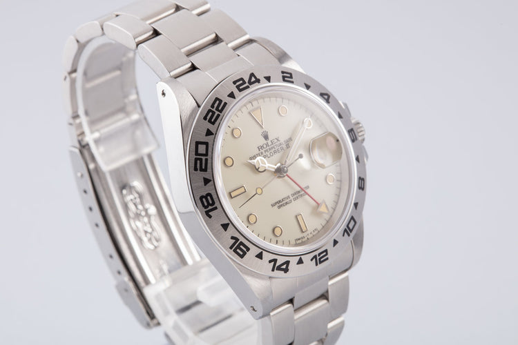 1984 Rolex Explorer II 16550 Cream Rail Dial