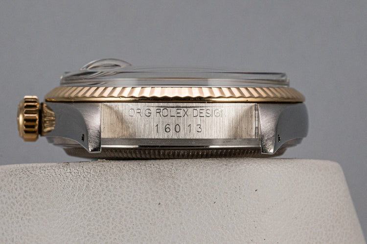 1987 Rolex Two-Tone DateJust 16013 Black Dial