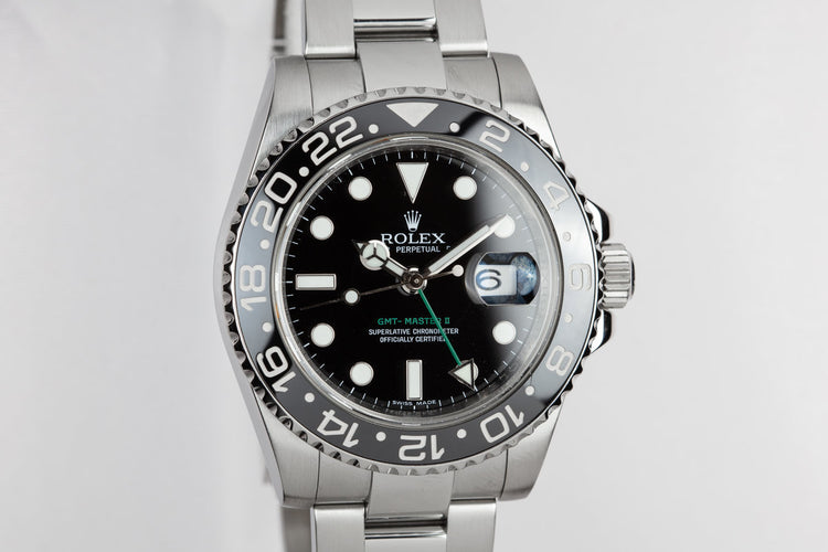 2007 Rolex GMT-Master II 116710N with Box and Papers
