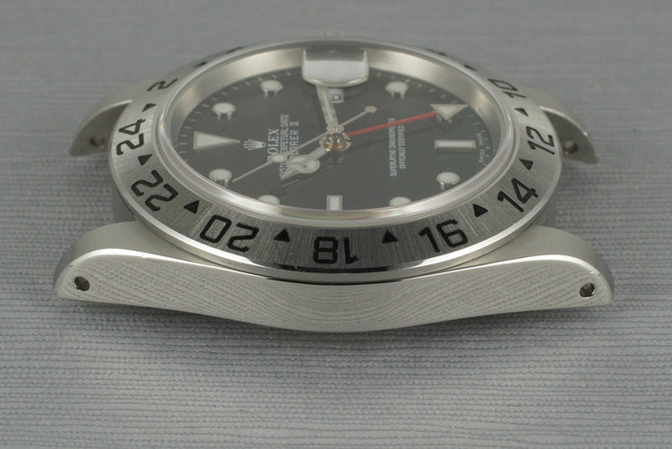 2000 Rolex Explorer II 16570 Black Dial with Box and Papers