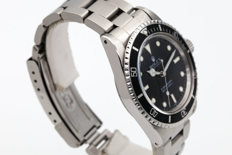 1985 Rolex Submariner 5513 with Black Service Dial