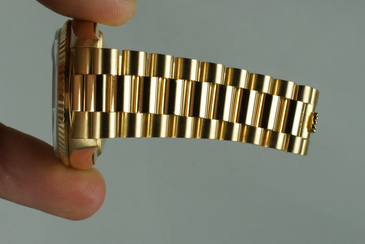 1990 Rolex Yellow Gold Day-Date Ref: 18238 with Cream Pyramid Dial