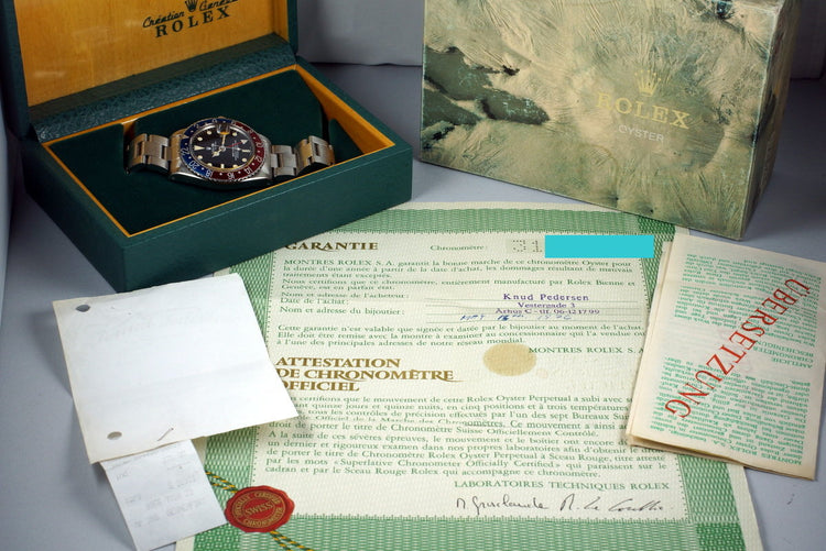 1971 Rolex GMT 1675 with Box and Papers