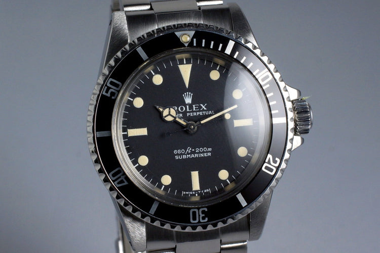 1971 Rolex Submariner 5513 Serif Dial