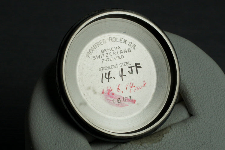 Vintage Rolex DateJust 1601 with Silver Linen Dial