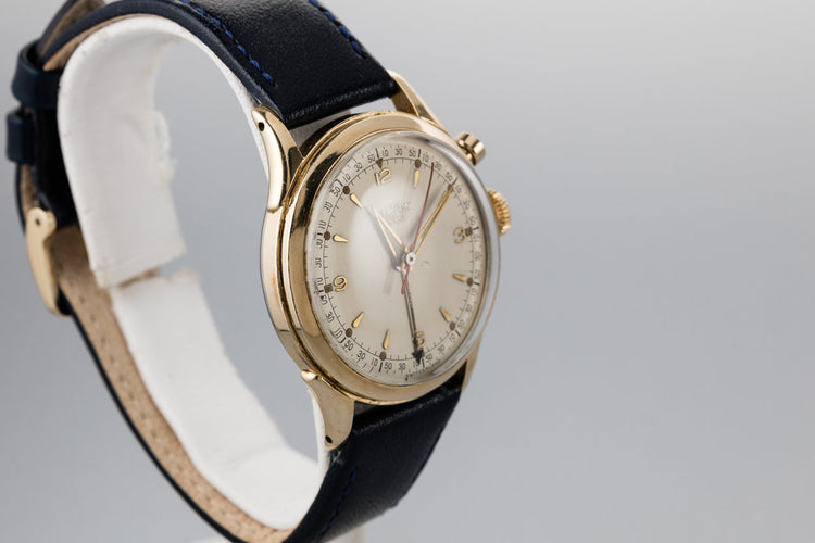 Vulcain 10K YG Cricket Alarm Watch